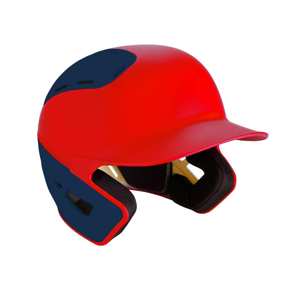 Casco Mizuno B6 Baseball Batting Uomo - Rosse/Blu Marino - 84137-BOUA